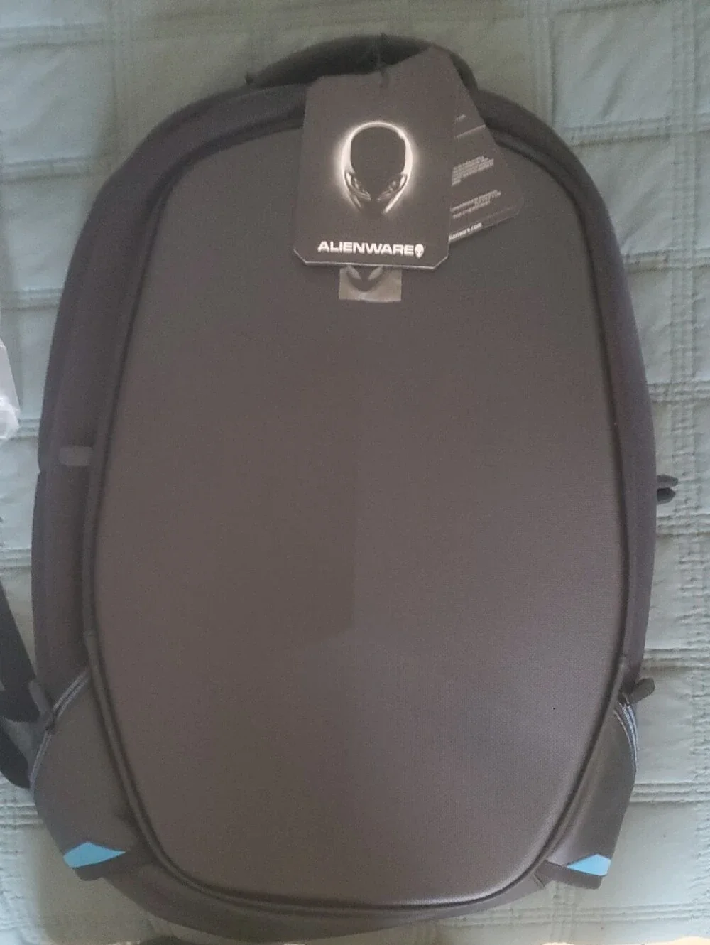 Alienware  Vindicator backpack Black Tag with White Alien Head brand new.